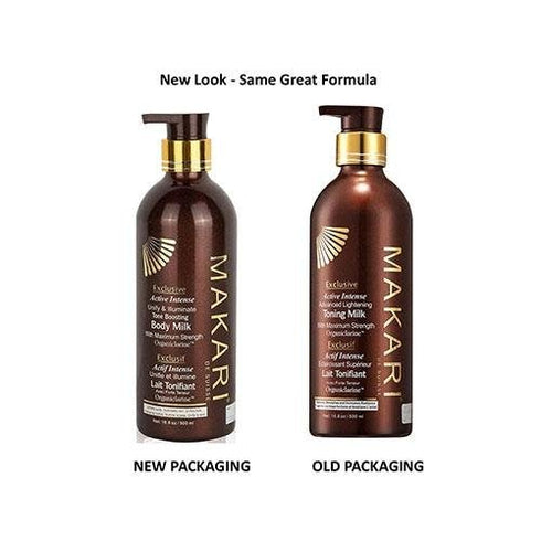 Makari Exclusive Active Intense Toning Milk BROWN 16.8oz/500ml